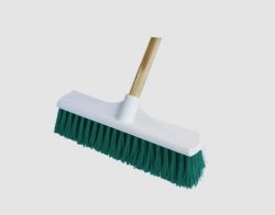 Picture of INDUSTRIAL GARDEN BROOM GREEN 450MM COMPLETE